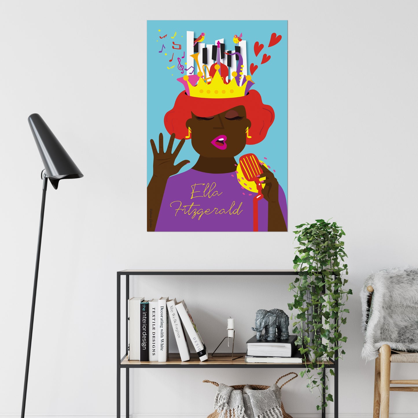 Giclée Fine Art Print - Ella Fitzgerald The Queen of Jazz