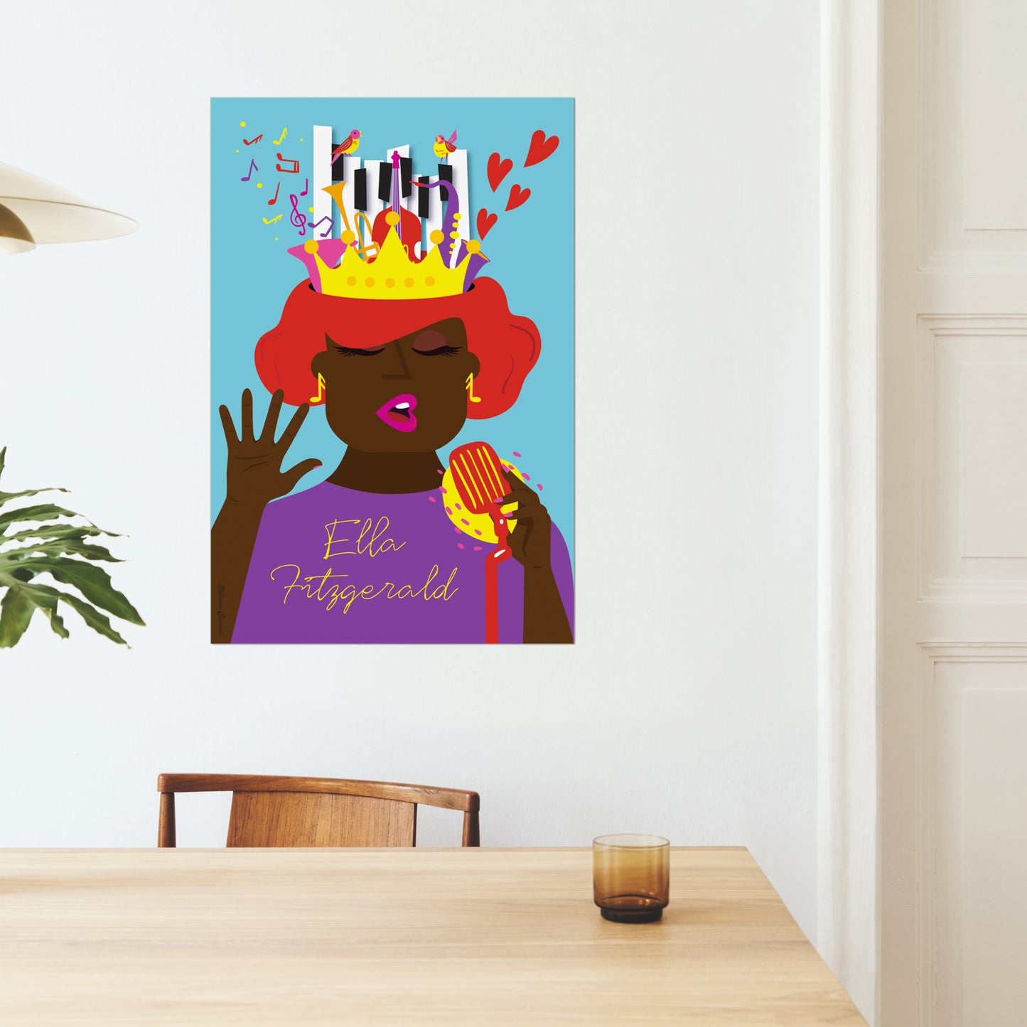 Giclée Fine Art Print - Ella Fitzgerald The Queen of Jazz