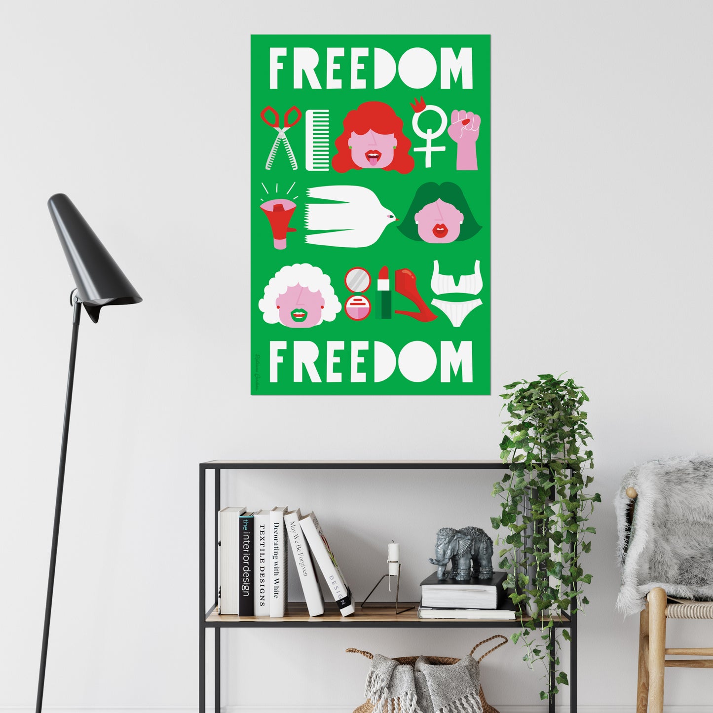 Giclée Fine Art Print - Libertad para las mujeres iraníes 