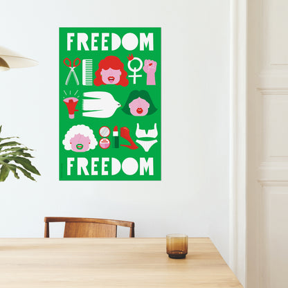 Giclée Fine Art Print - Libertad para las mujeres iraníes 