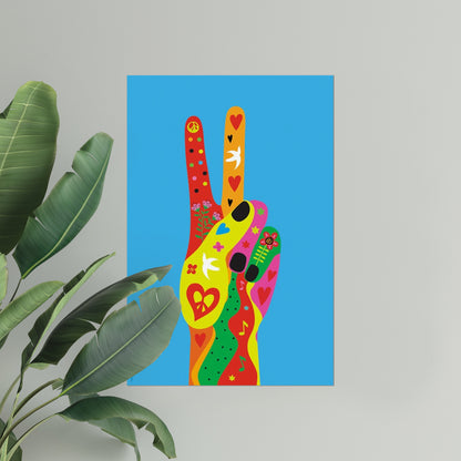 Giclée Fine Art Print - Hand Peace