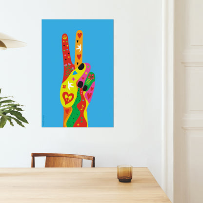 Giclée Fine Art Print - Hand Peace