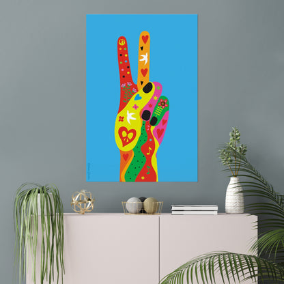 Giclée Fine Art Print - Hand Peace