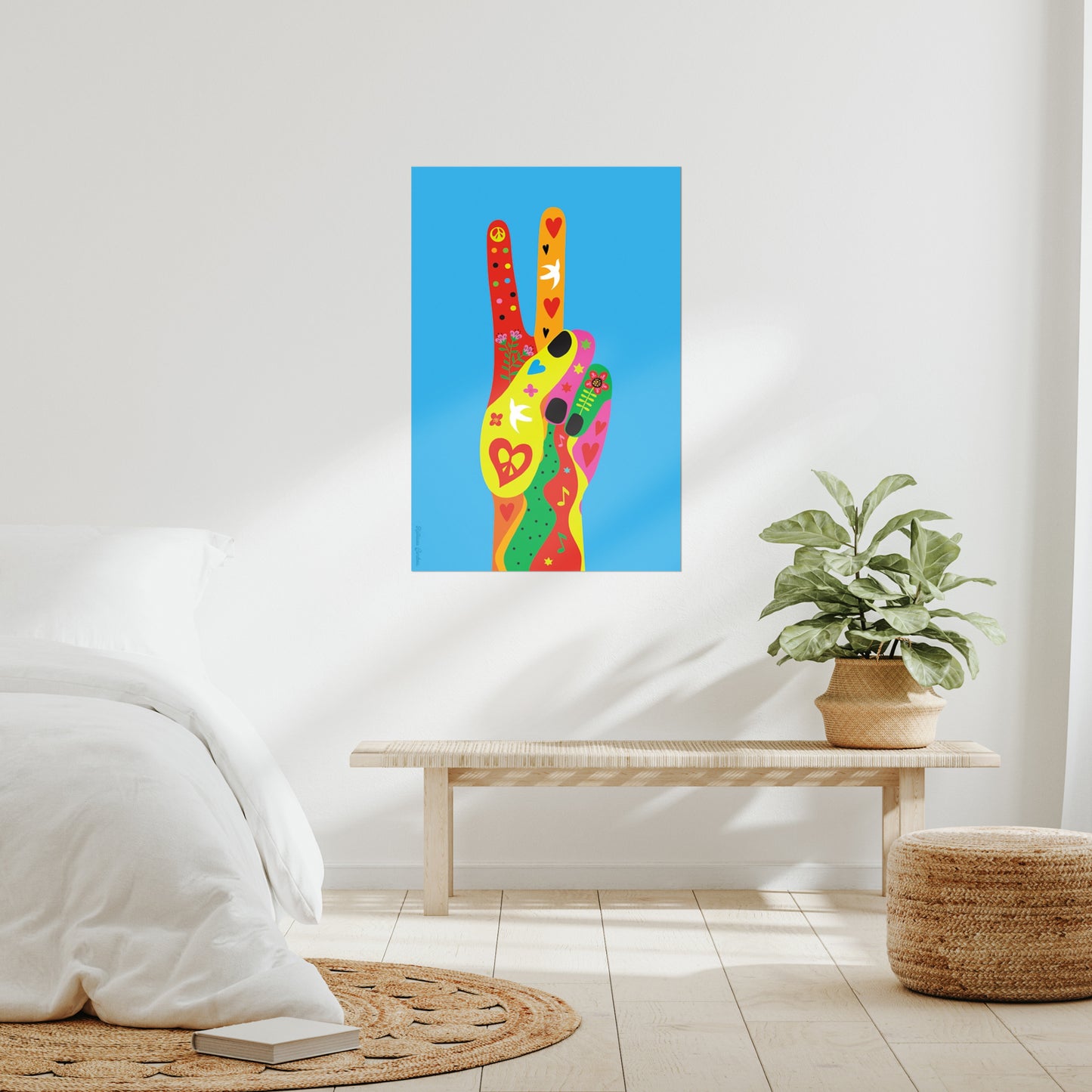 Giclée Fine Art Print - Hand Peace