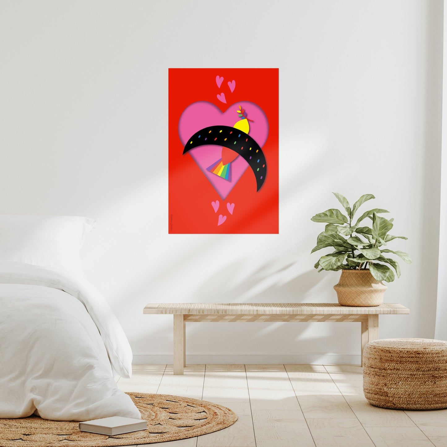 Giclée Fine Art Print - Amor LGBTI Fine Art Print 