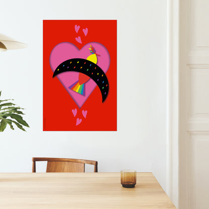 Giclée Fine Art Print - Amor LGBTI Fine Art Print 