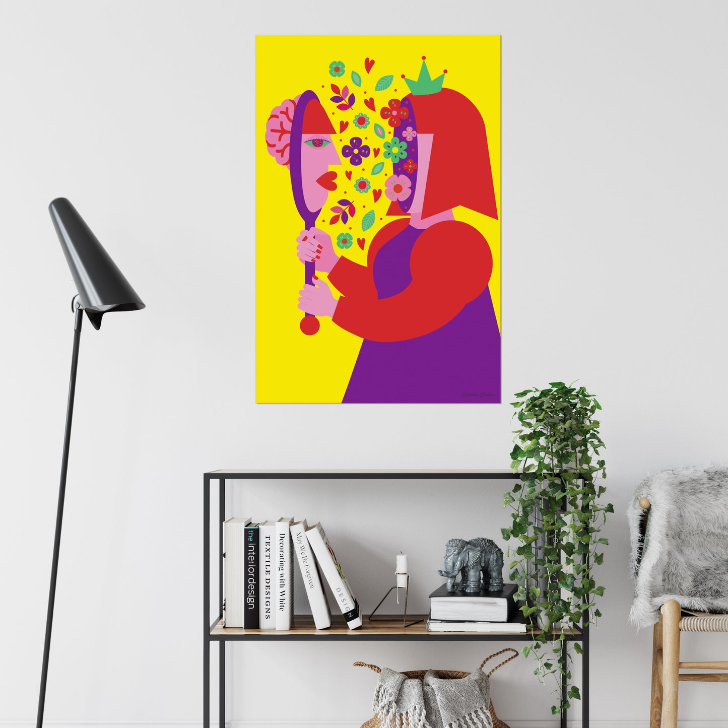 Giclée-Kunstdruck – Liebe, was du siehst, liebe dich selbst