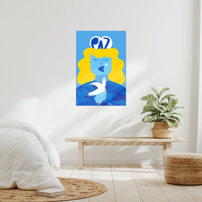 Giclée-Kunstdruck – Frieden für die Ukraine