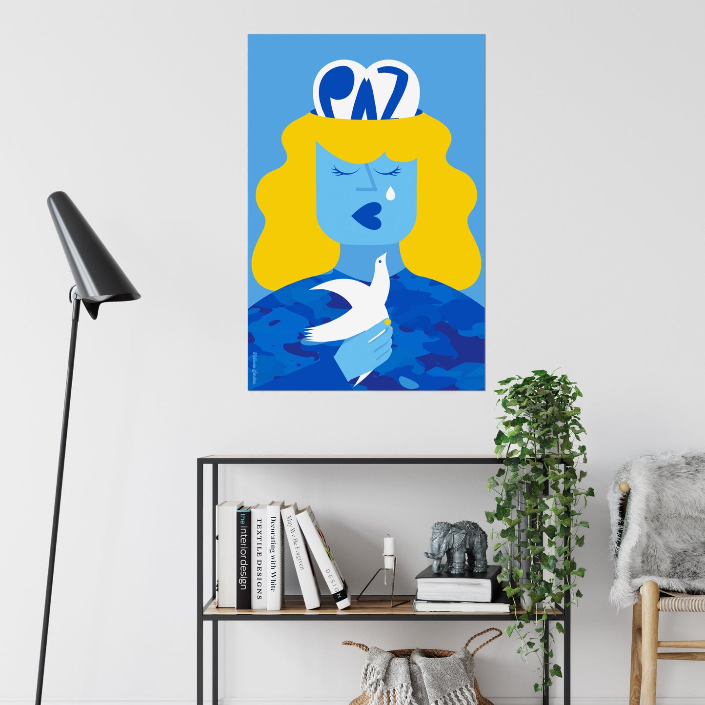 Giclée-Kunstdruck – Frieden für die Ukraine