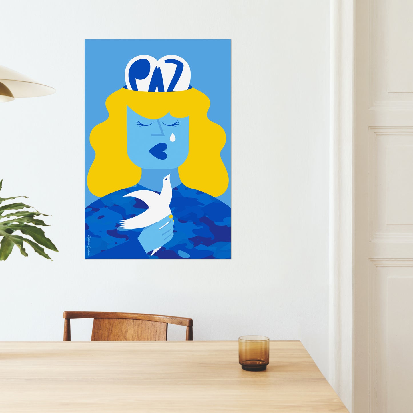 Giclée-Kunstdruck – Frieden für die Ukraine