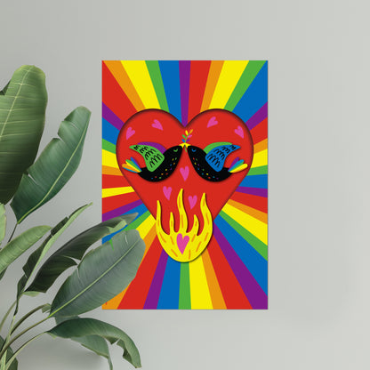 Giclée Fine Art Print - Liebe Lgbti 