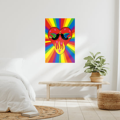 Giclée Fine Art Print - Liebe Lgbti 