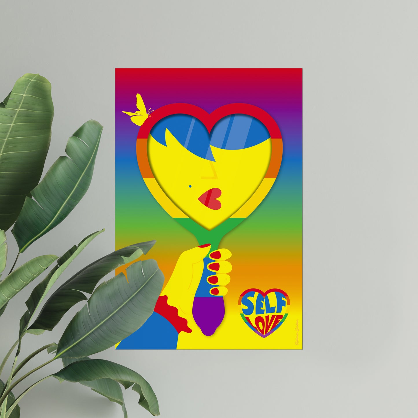 Giclée Fine Art Print - Selbstliebe Lgbti