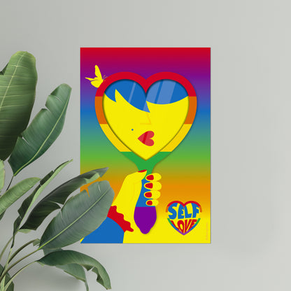 Giclée Fine Art Print - Amor propio Lgbti