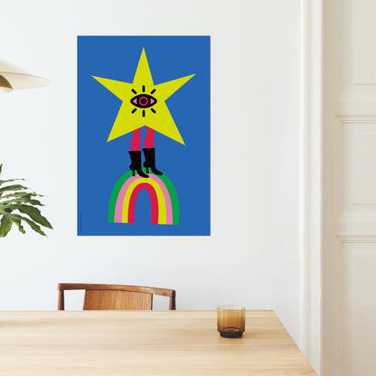 Giclée Fine Art Print  - The Subjects Look, The Objects Gaze -Star version-