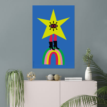 Giclée Fine Art Print  - The Subjects Look, The Objects Gaze -Star version-