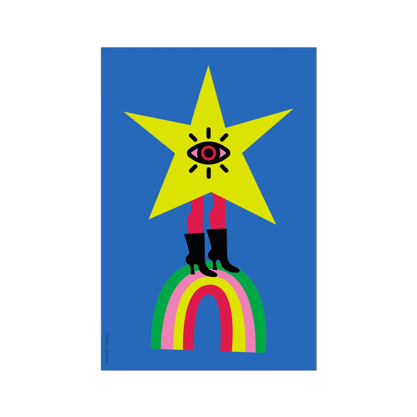 Giclée Fine Art Print  - The Subjects Look, The Objects Gaze -Star version-