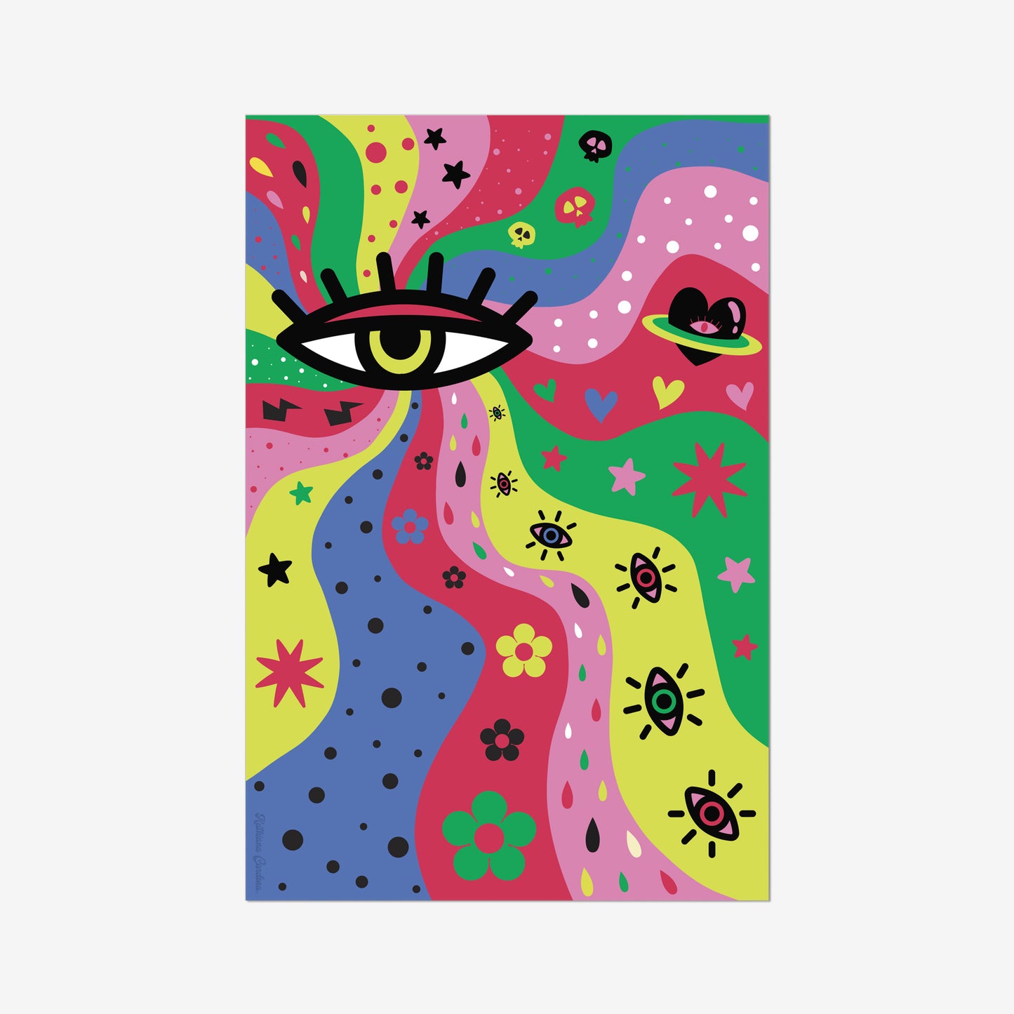 Giclée Fine Art Print  - The Subjects Look, The Objects Gaze -Eye version-