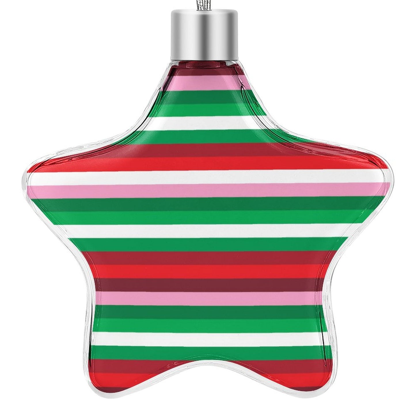 Christmas Star Decorations H Stripes