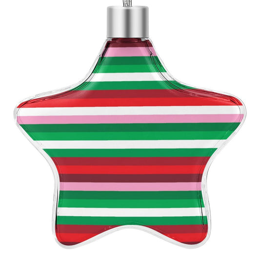 Christmas Star Decorations H Stripes