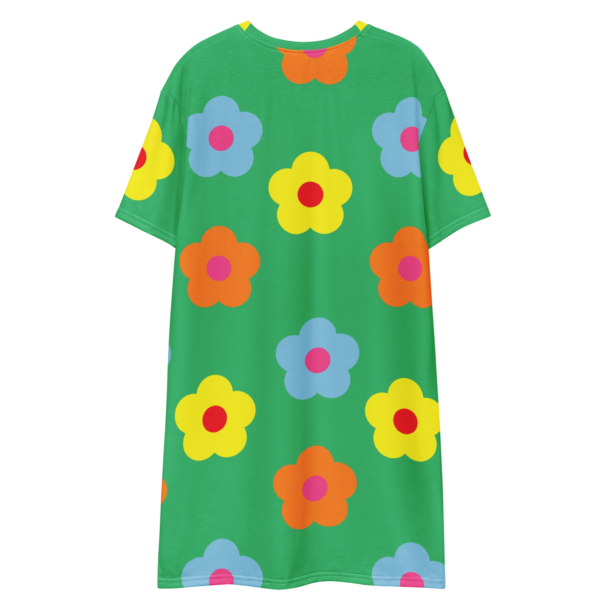 T-shirt dressFlower green