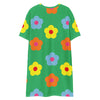 T-shirt dressFlower green