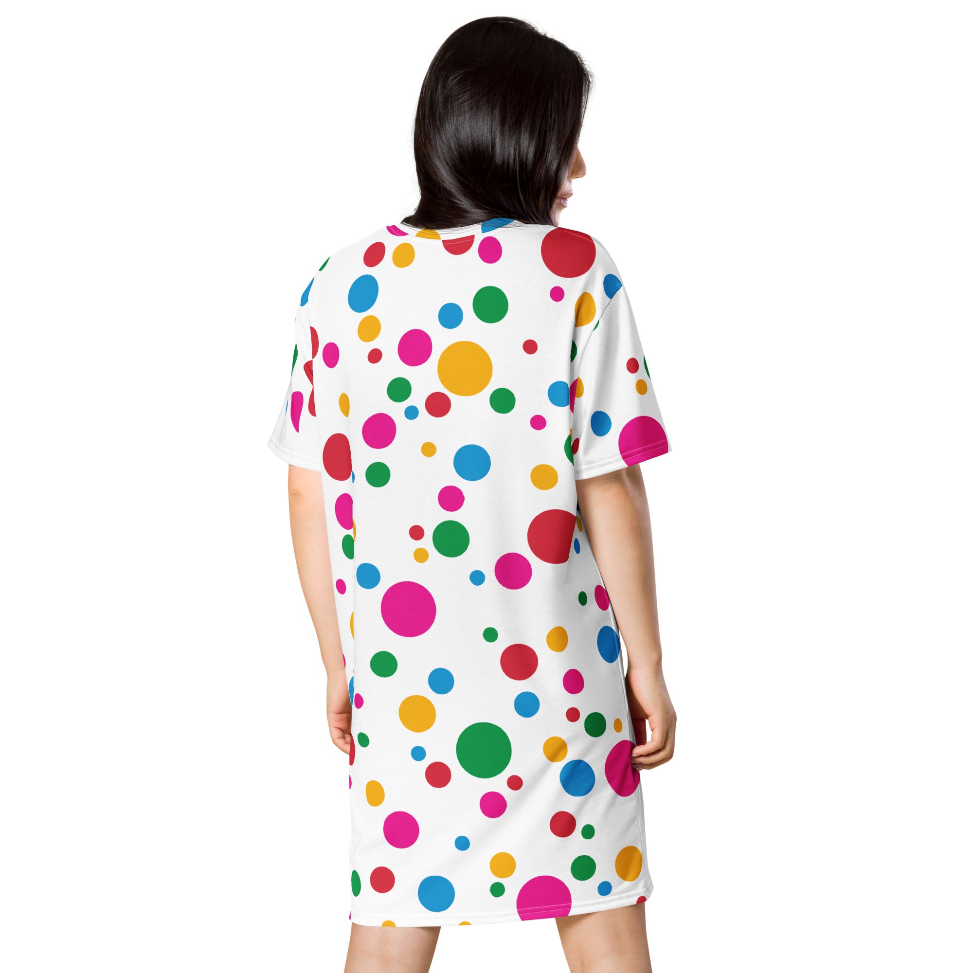 T-shirt dress Multicolor dots