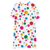 T-shirt dress Multicolor dots