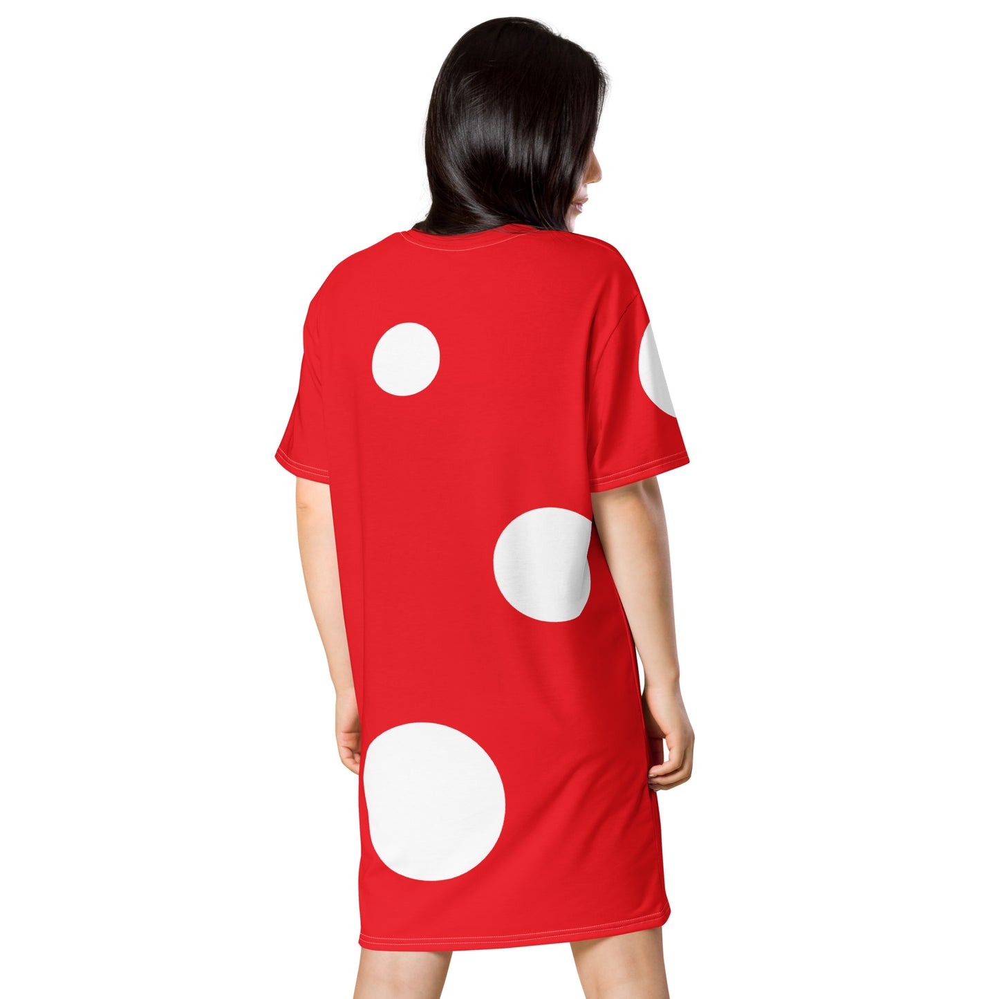 T-shirt dress Red dots