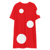 T-shirt dress Red dots