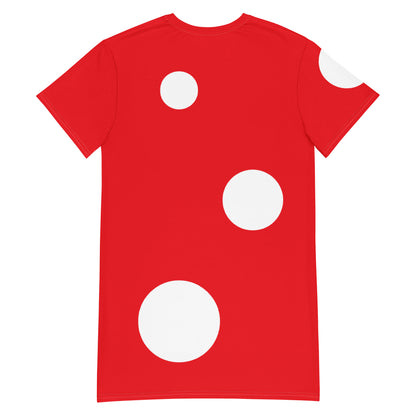 T-shirt dress Red dots