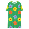 T-shirt dressFlower green