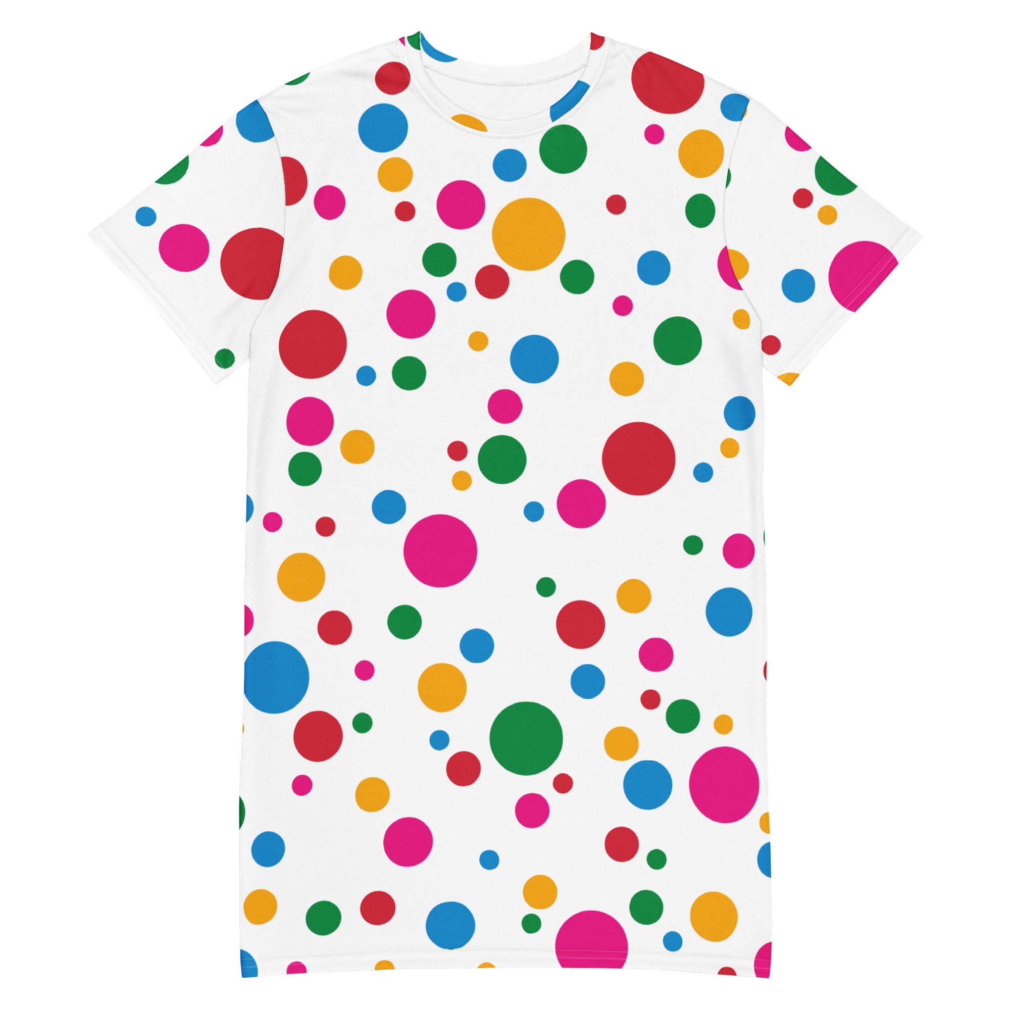 T-shirt dress Multicolor dots