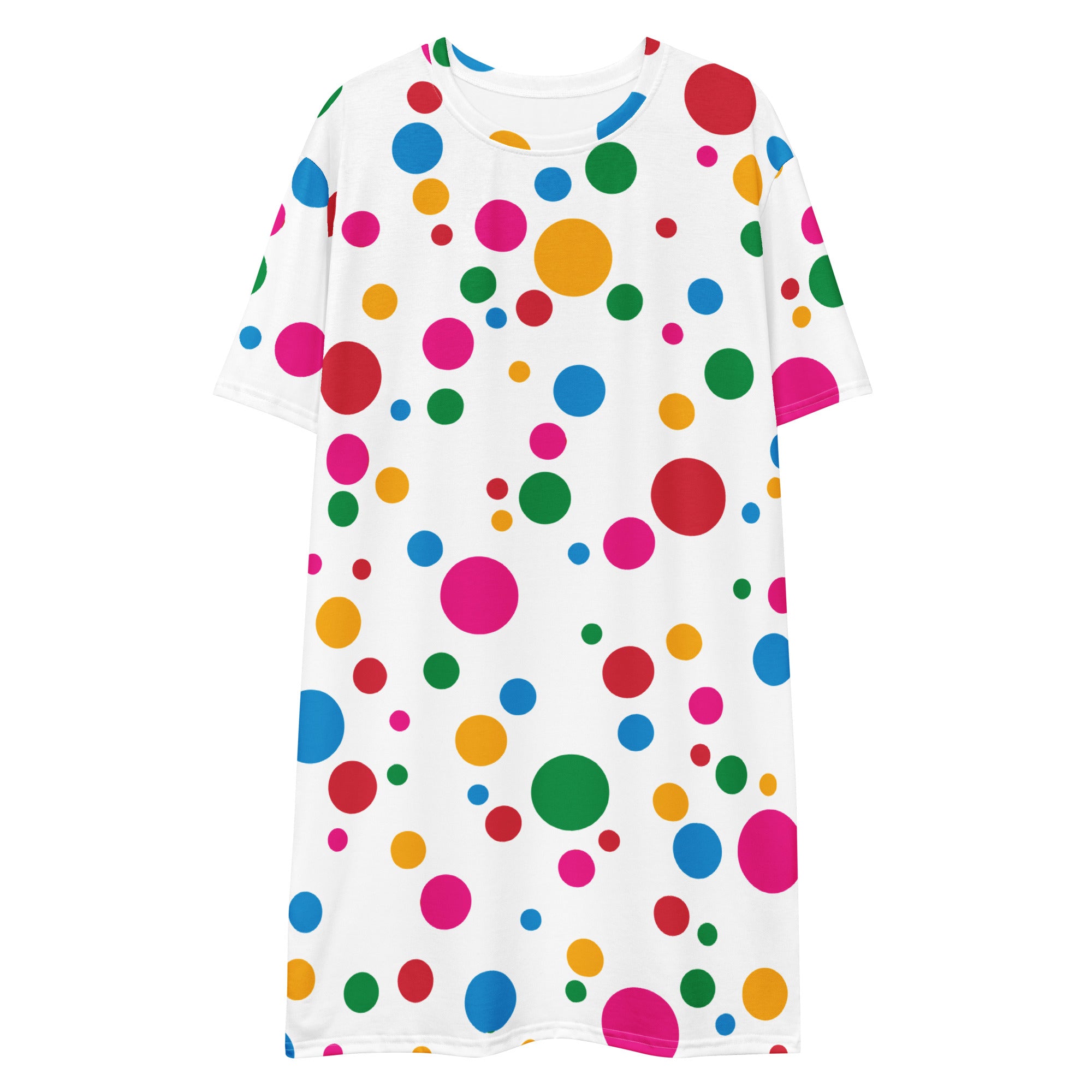 T-shirt dress Multicolor dots