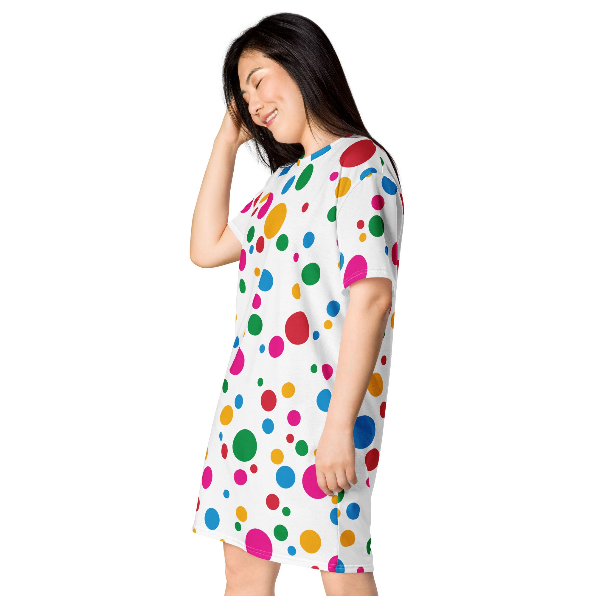 T-shirt dress Multicolor dots