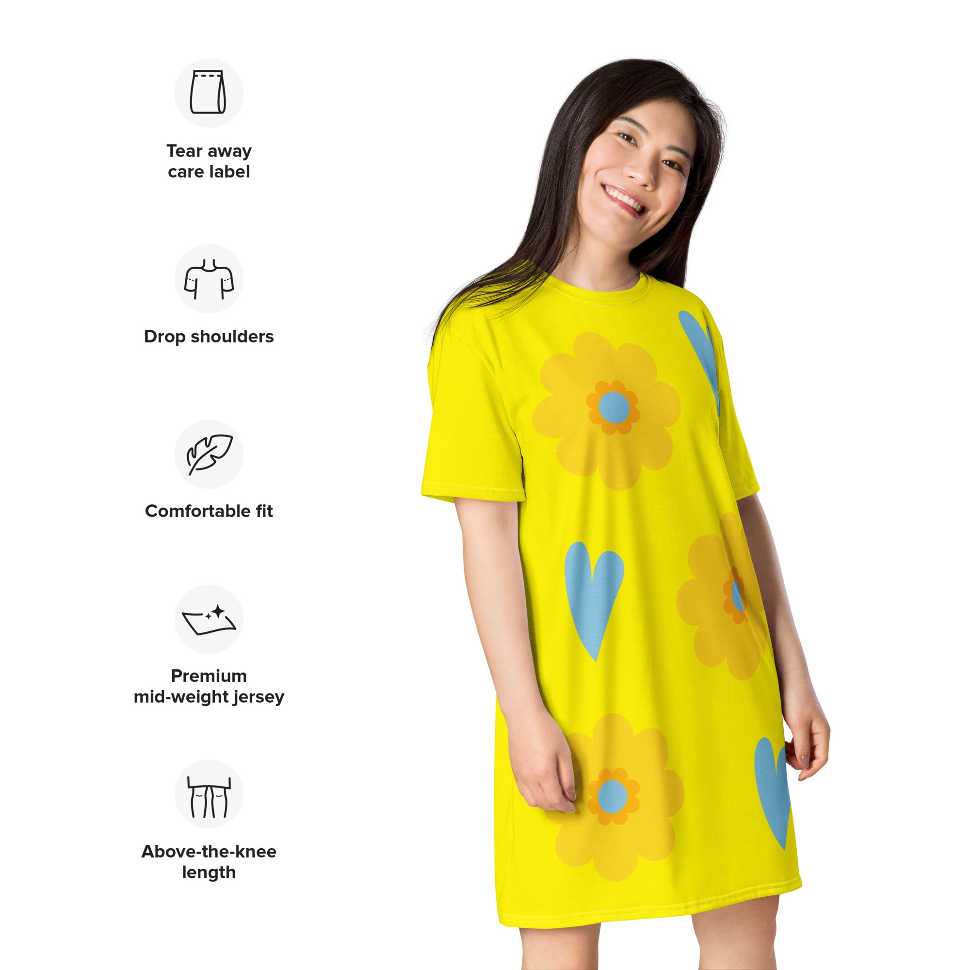 T-shirt dress Sunshine