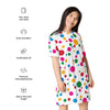 T-shirt dress Multicolor dots