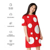 T-shirt dress Red dots