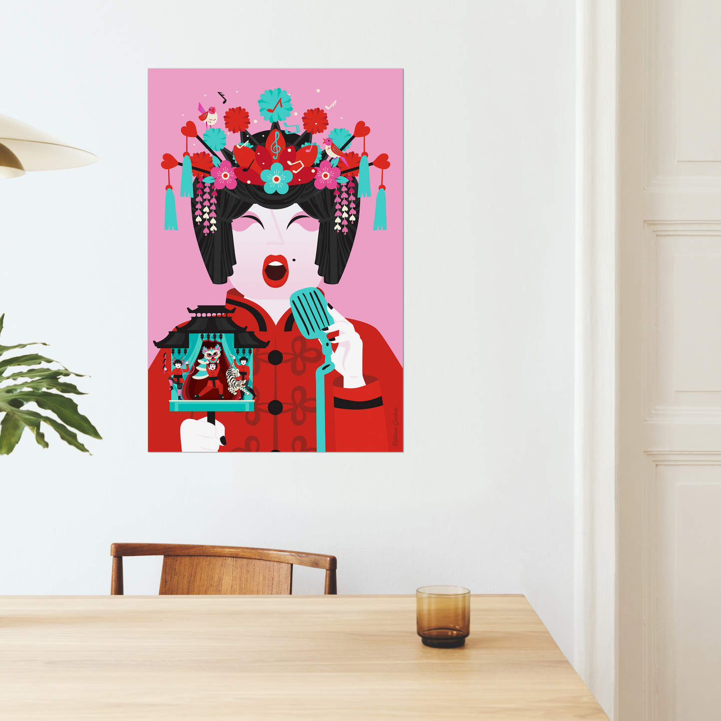 Giclée Fine Art Print - Beijing Opera Art  -The Singer