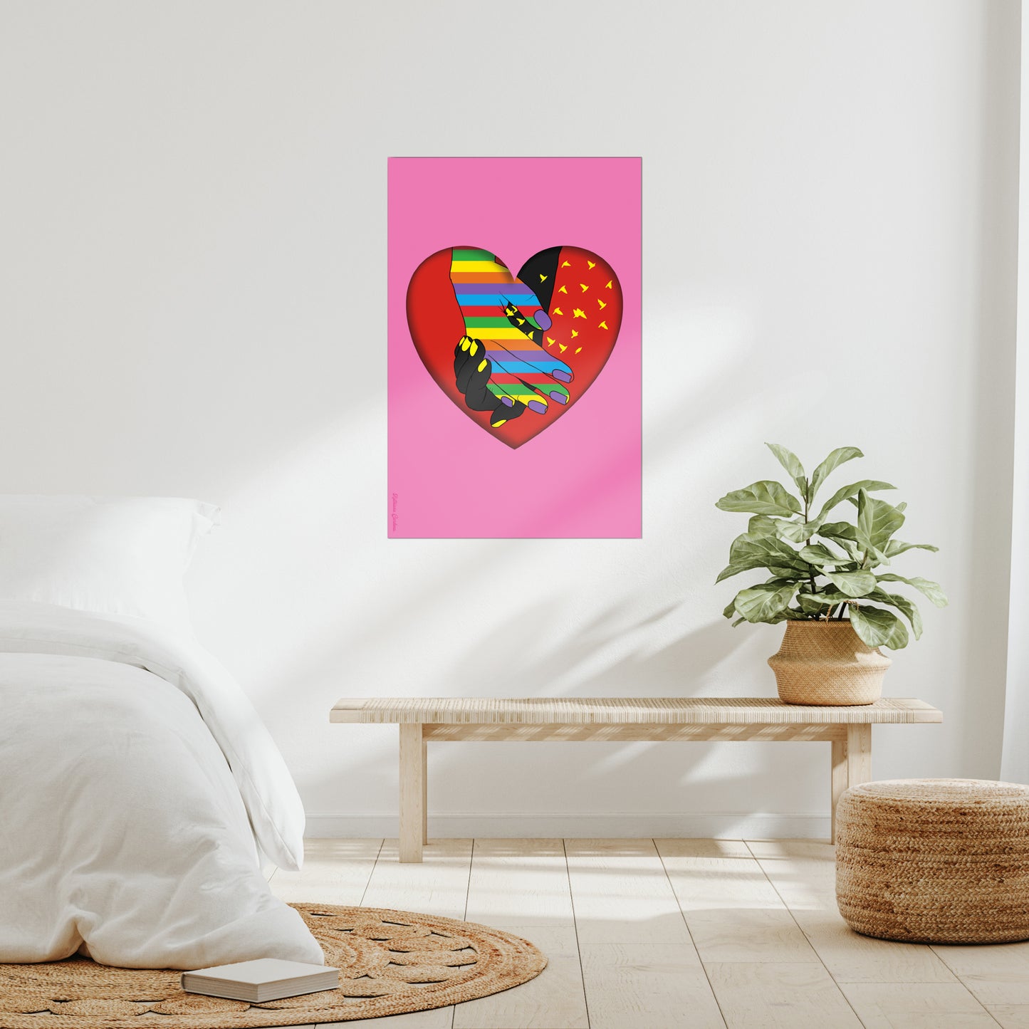 Giclée Fine Art Print - Love Acceptance Lgbti