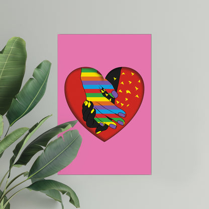 Giclée Fine Art Print - Love Acceptance Lgbti