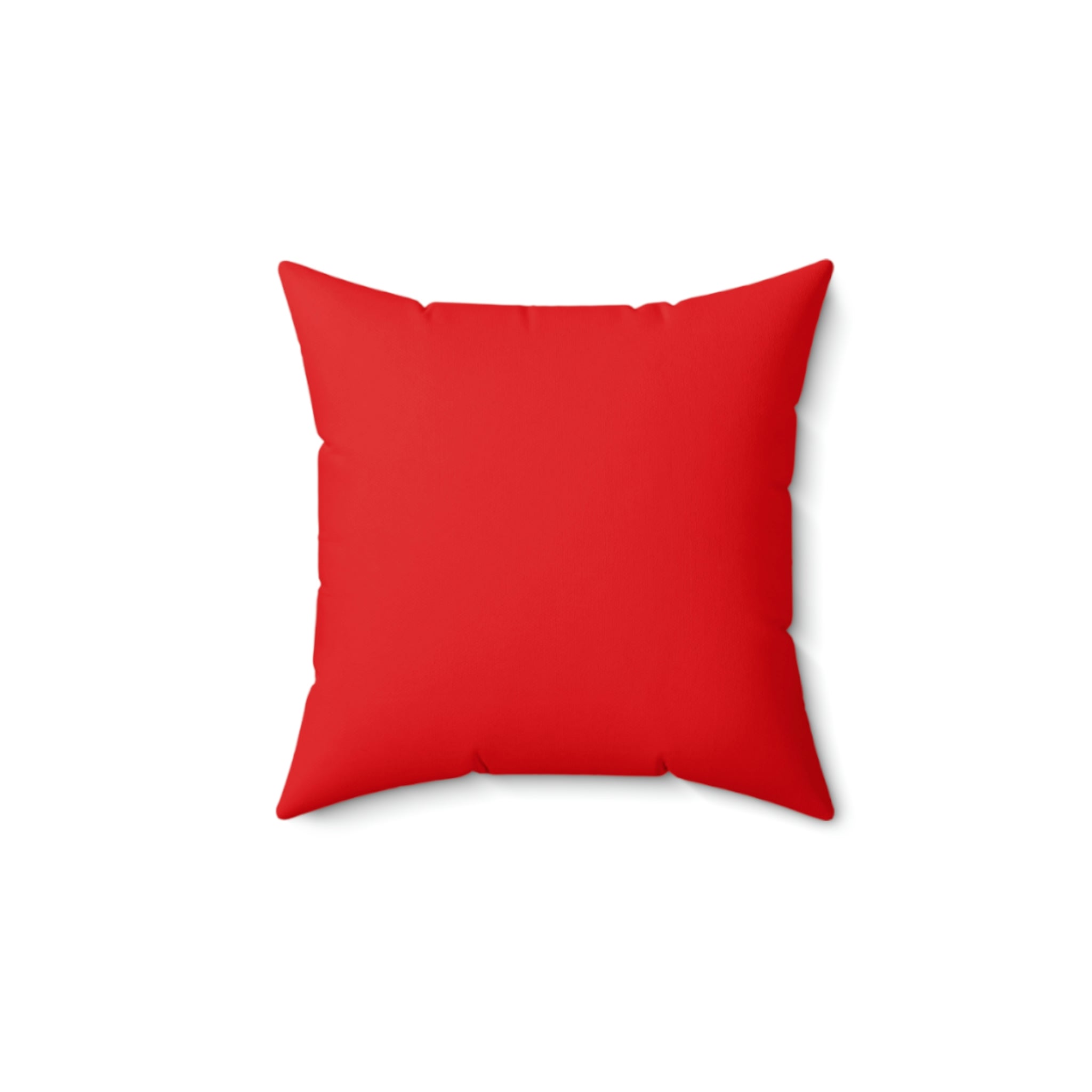 Spun Polyester Pillow Happy Face red pattern m