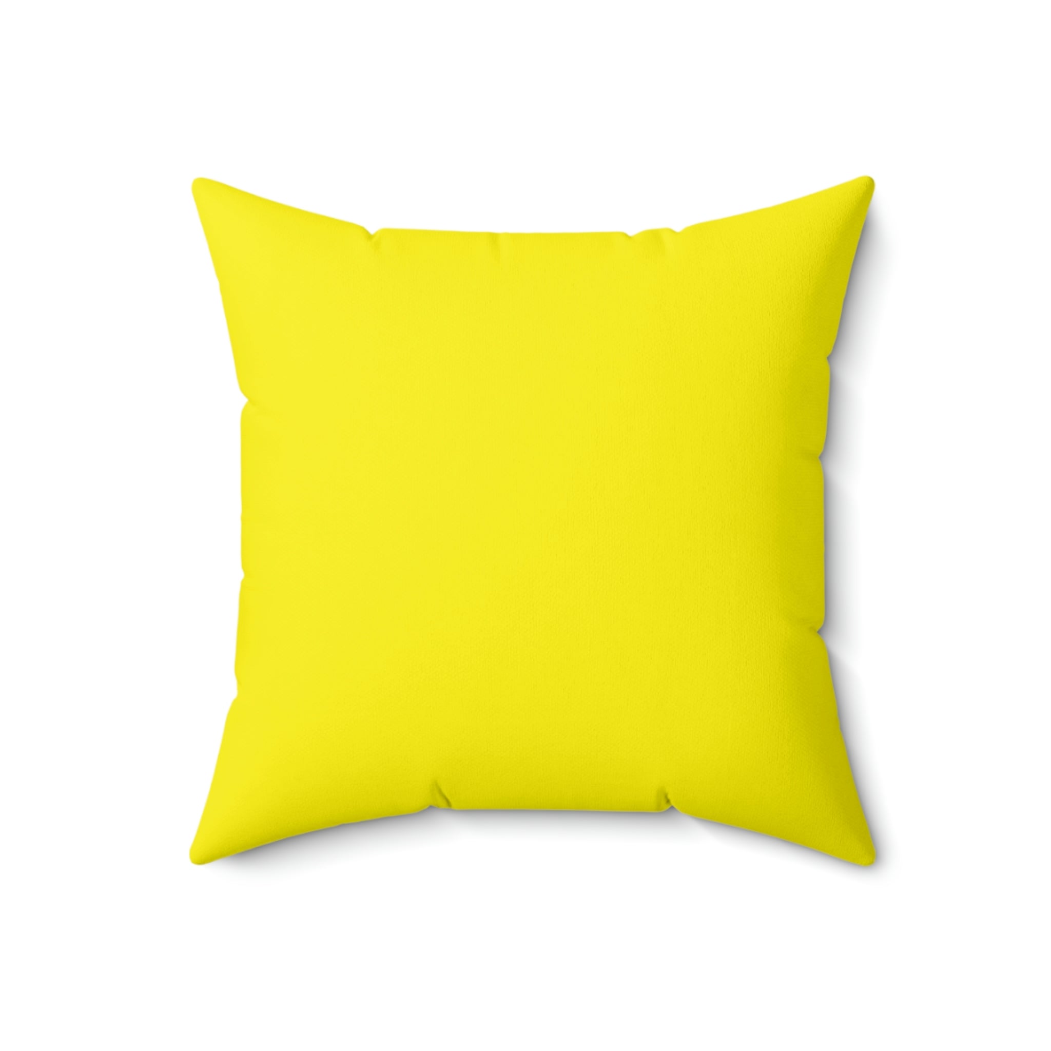 Kissen aus gesponnenem Polyester Jack gelb