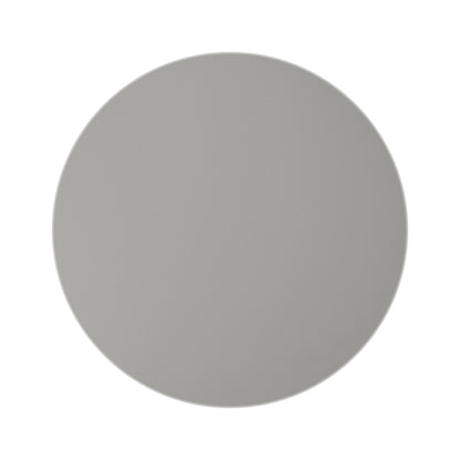 Round Rug Flowers grey