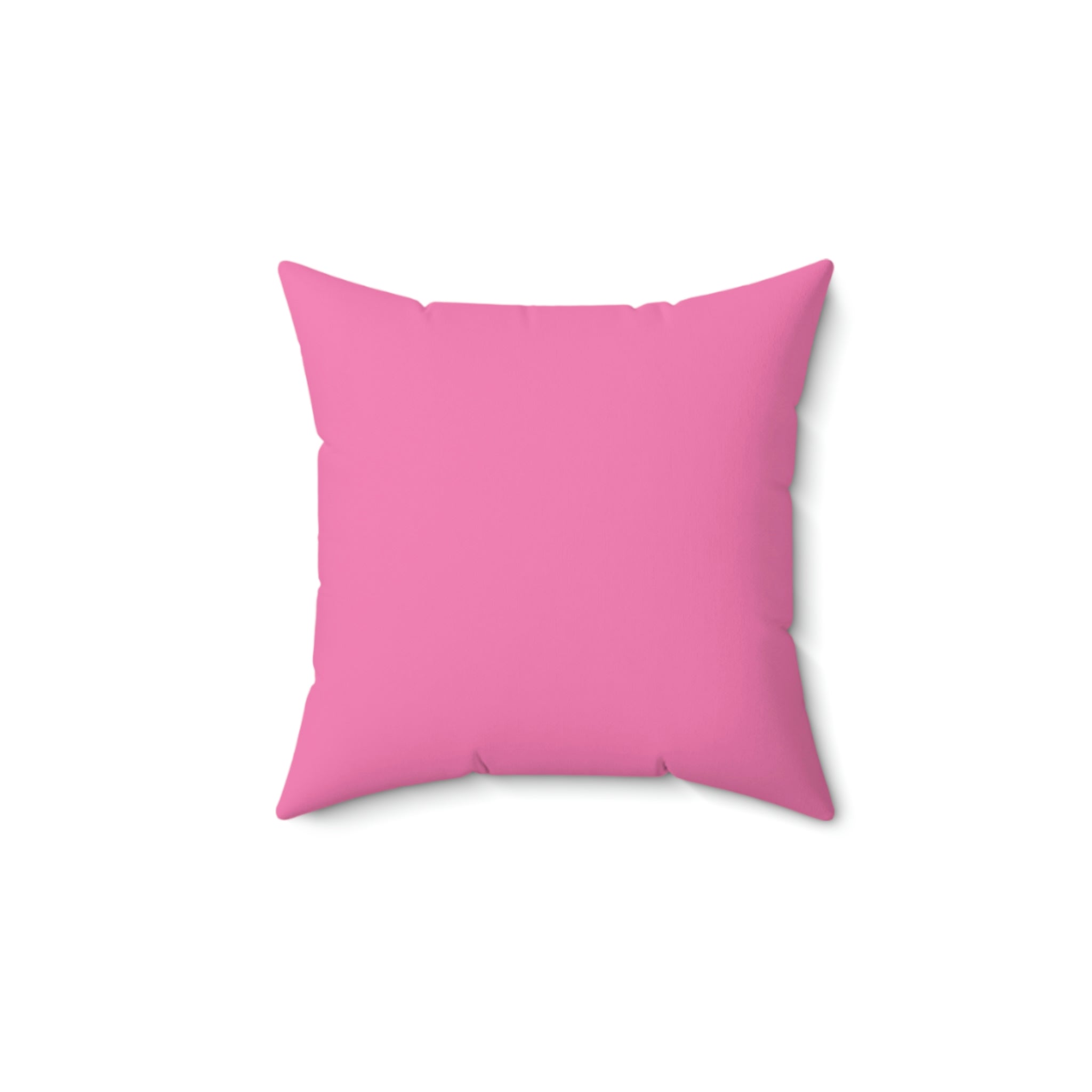 Kissen aus gesponnenem Polyester Happy Face rosa/rosa