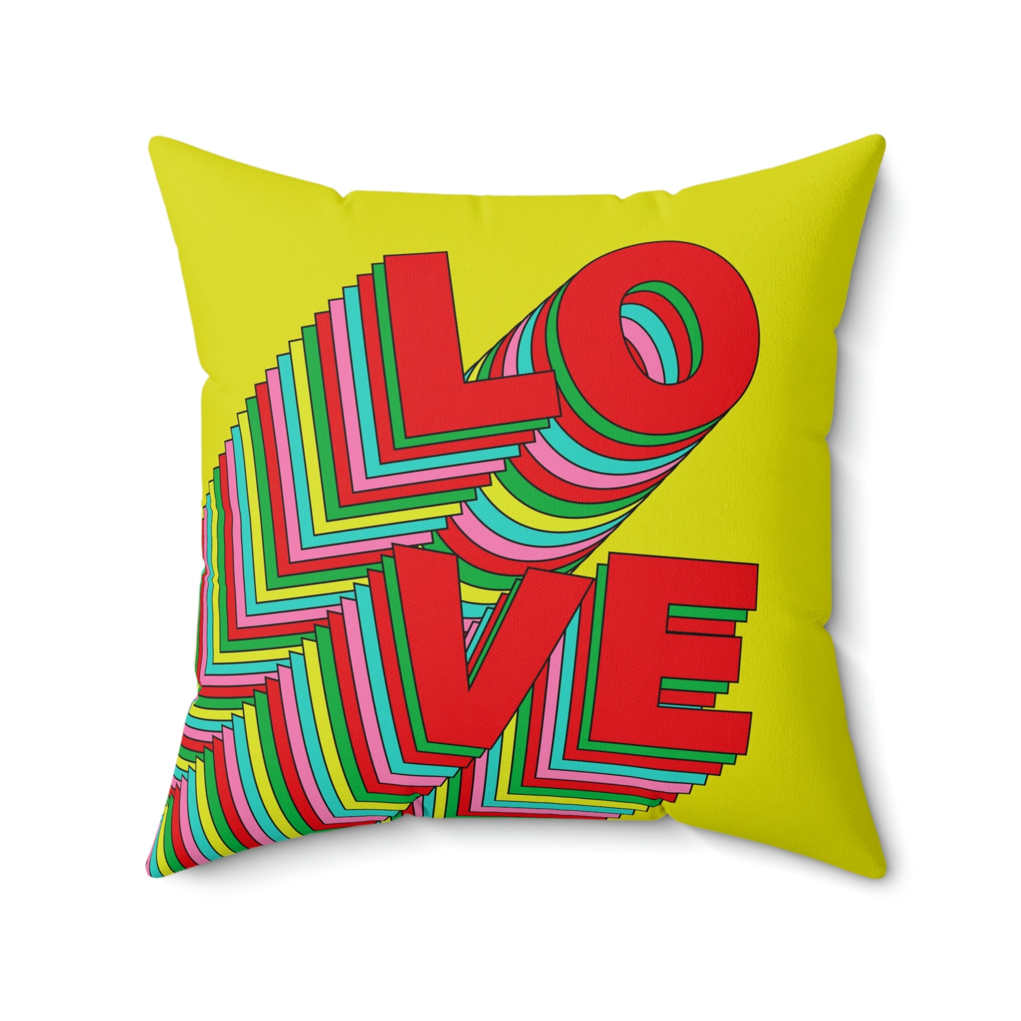 Love Spun Polyester Pillow Echo Love 1