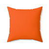 Kissen aus gesponnenem Polyester Happy Face lila/orange