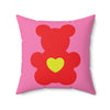 Love Spun poliéster almohada oso de peluche