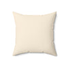 Spun Polyester Pillow Happy Face grey/off white