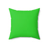 Spun Polyester Pillow Happy Face orange/green